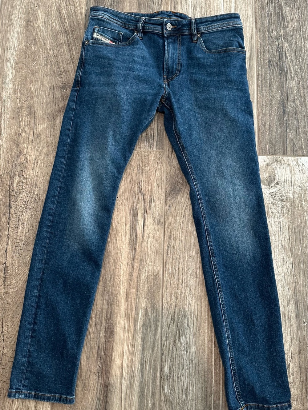 Diesel Slim Fit Jeans in Blue Denim